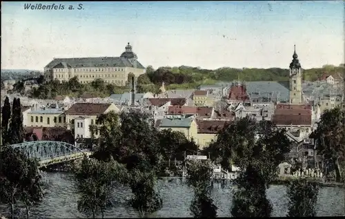 Ak Weißenfels an der Saale, Panorama