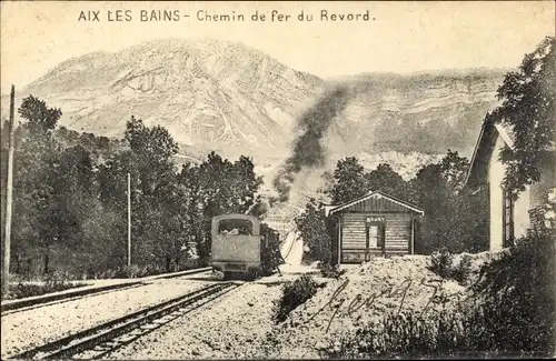 Ak Aix les Bains Savoie, Chemin de fer du Revord