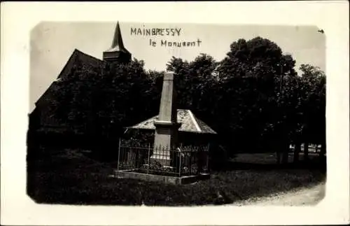 Ak Mainbressy Ardennes, Le Monument