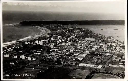 Ak Durban Südafrika, aerial view