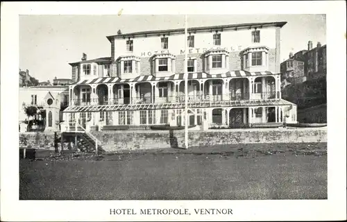 Ak Ventnor Isle of Wight England, Hotel Metropole