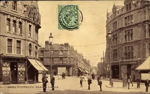 Ak Plymouth Devon England, Drakes Circus