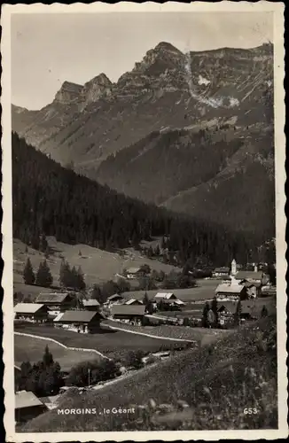 Ak Morgins Kanton Wallis Schweiz, Le Geant