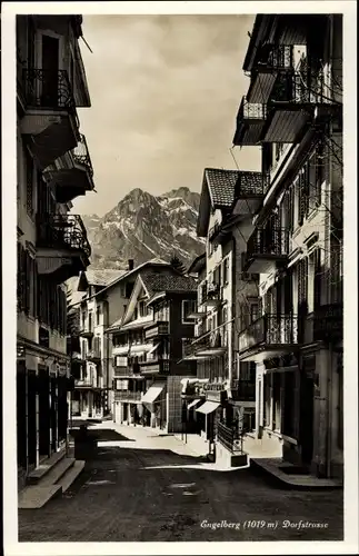 Ak Engelberg Kanton Obwalden Schweiz, Dorfstraße