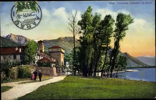 Ak Locarno Kanton Tessin Schweiz, Castello di ferro