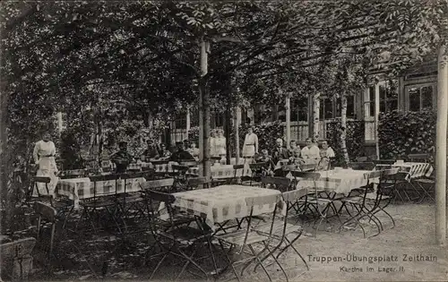 Ak Zeithain in Sachsen, Truppenübungsplatz, Kantine im Lager II.