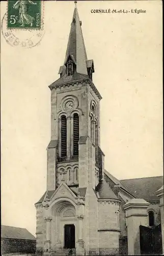 Ak Cornillé Maine et Loire, L'Eglise