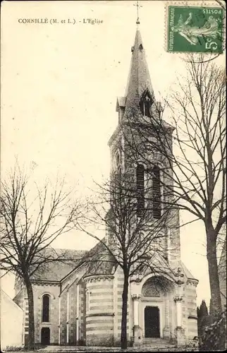 Ak Cornillé Maine et Loire, L'Eglise