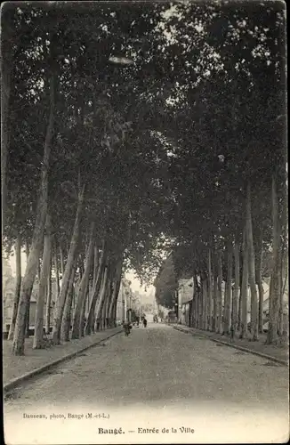 Ak Baugé Maine et Loire, Entree de la Ville