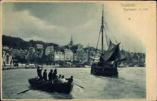 Ak Trouville Calvados, Traversee du Bac