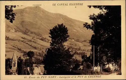 Ak Puy de Cecenge Cantal, Route de Puy Mary