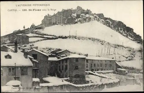 Ak Saint Flour Cantal, Sous la Neige