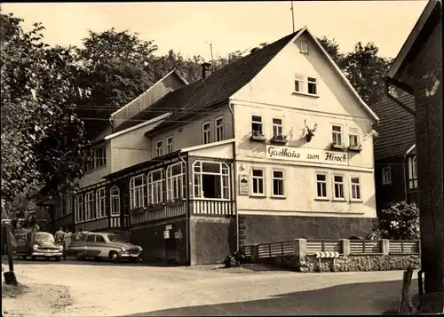 Ak Winterstein Waltershausen in Thüringen, Gasthaus zum Hirsch