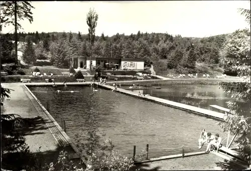 Ak Elend Oberharz am Brocken, Waldfreibad