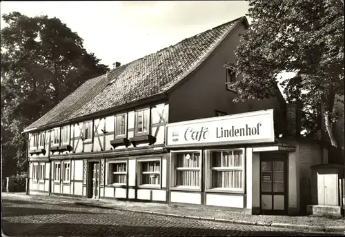 Ak Ilsenburg am Nordharz, FDGB Cafe Lindenhof