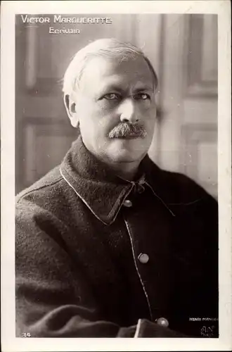 Ak Victor Margueritte, Französischer Schriftsteller