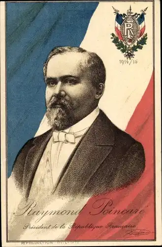 Künstler Ak Französischer Politiker Raymond Poincare, Präsident, Portrait