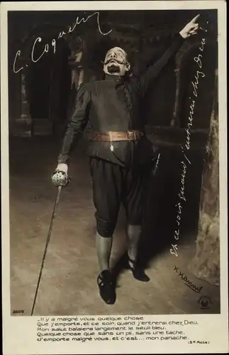 Ak Schauspieler Constant Coquelin