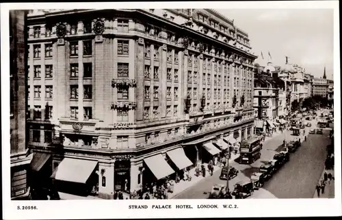 Ak London City England, Strand Palace Hotel