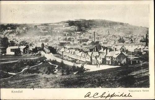 Ak Kendal Cumbria England, Panorama