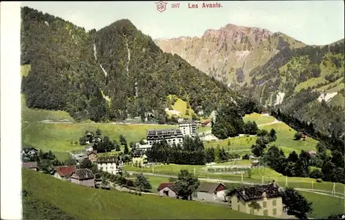 Ak Les Avants Montreux Kanton Waadt, Panorama