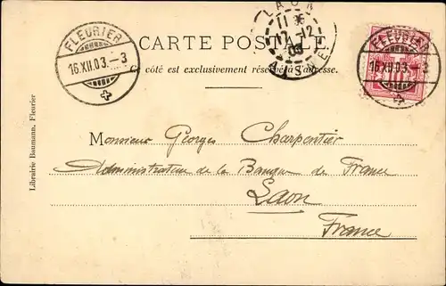 Ak Fleurier Val de Travers Kanton Neuenburg, Vue generale