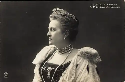 Foto Ak Königin Olga von Griechenland, Prinzessin von Russland