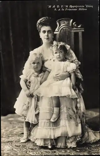 Ak Jelena Wladimirowna Romanowa, Großfürstin von Russland, Prinzessin von Griechenland und Dänemark