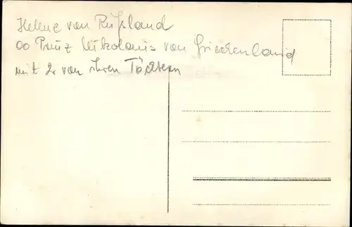 Ak Jelena Wladimirowna Romanowa, Großfürstin von Russland, Prinzessin von Griechenland und Dänemark