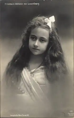 Ak Prinzessin Antonie von Luxemburg