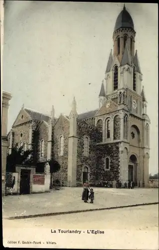 Ak La Tourlandry Maine et Loire, L'Eglise