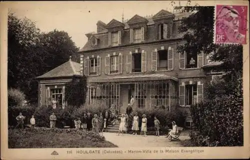 Ak Houlgate Calvados, Marine Villa de la Maison Evangelique