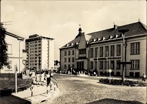 Ak Sassnitz auf Rügen, Rügen Hotel, Seemannsheim John Schehr