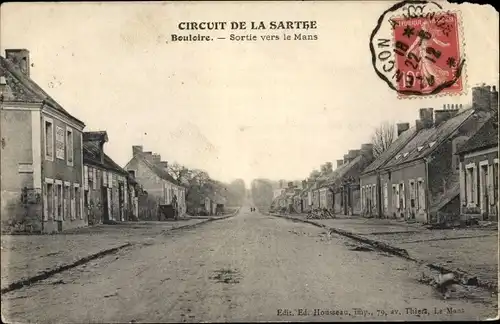 Ak Bouloire Sarthe, Circuit de la Sarthe, Sortie vers le Mans