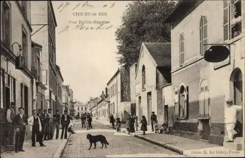 Ak Choisy Le Roi Val de Marne, Rue Rollin Regnier