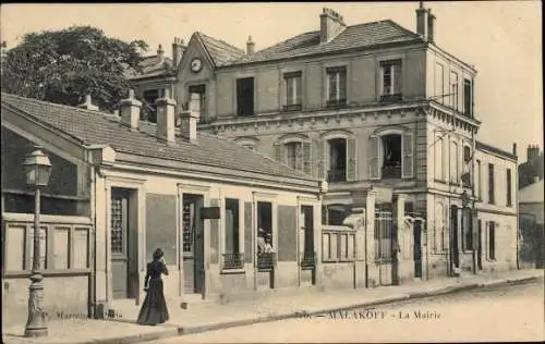 Ak Malakoff Hauts de Seine, La Mairie