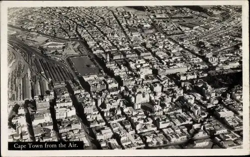 Ak Cape Town Kapstadt Südafrika, Fliegeraufnahme