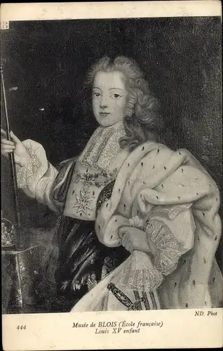 Ak Louis XV, König von Frankreich
