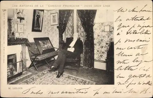 Ak Maurice Leloir, Französischer Zeichner und Schriftsteller