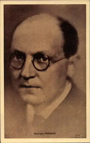 Ak Georges Duhamel, Französischer Dichter