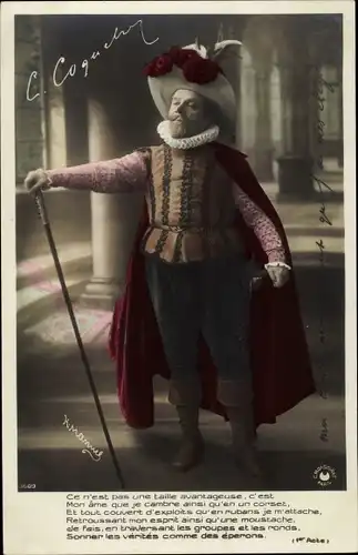 Ak Schauspieler Constant Coquelin