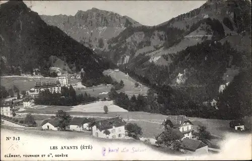 Ak Les Avants Montreux Kanton Waadt, Panorama