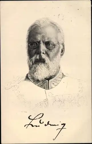 Künstler Ak König Ludwig III. von Bayern, Portrait, Stengel 49120