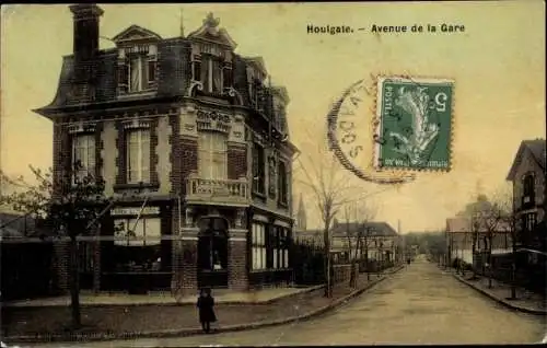 Ak Houlgate Calvados, Avenue de la Gare