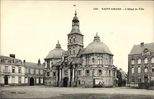 Ak Saint Amand Nord, L'Hotel de Ville
