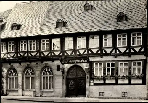 Ak Wernigerode am Harz, Hotel Gotisches Haus