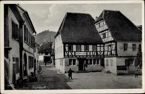 Ak Hambach an der Weinstraße Neustadt an der Weinstraße, Gasthaus zum Engel