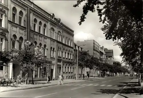 Ak Guben in der Niederlausitz, Wilhelm Pieck Straße