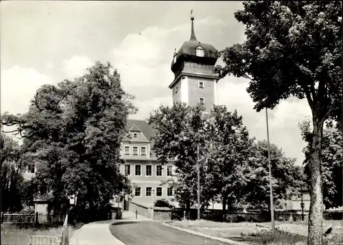 Ak Delitzsch in Sachsen, Schloss, jetzt Kreisheimatmuseum und Kreisgericht