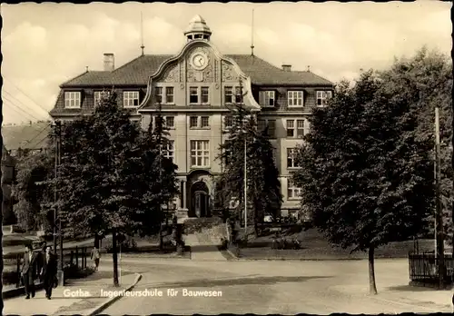 Ak Gotha in Thüringen, Ingenieurschule für Bauwesen